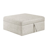 Isla Beige 6-Piece Sectional with Reversible Chaise, Pull-out Bed, Hidden Storage and Ottoman from Homelegance - Luna Furniture