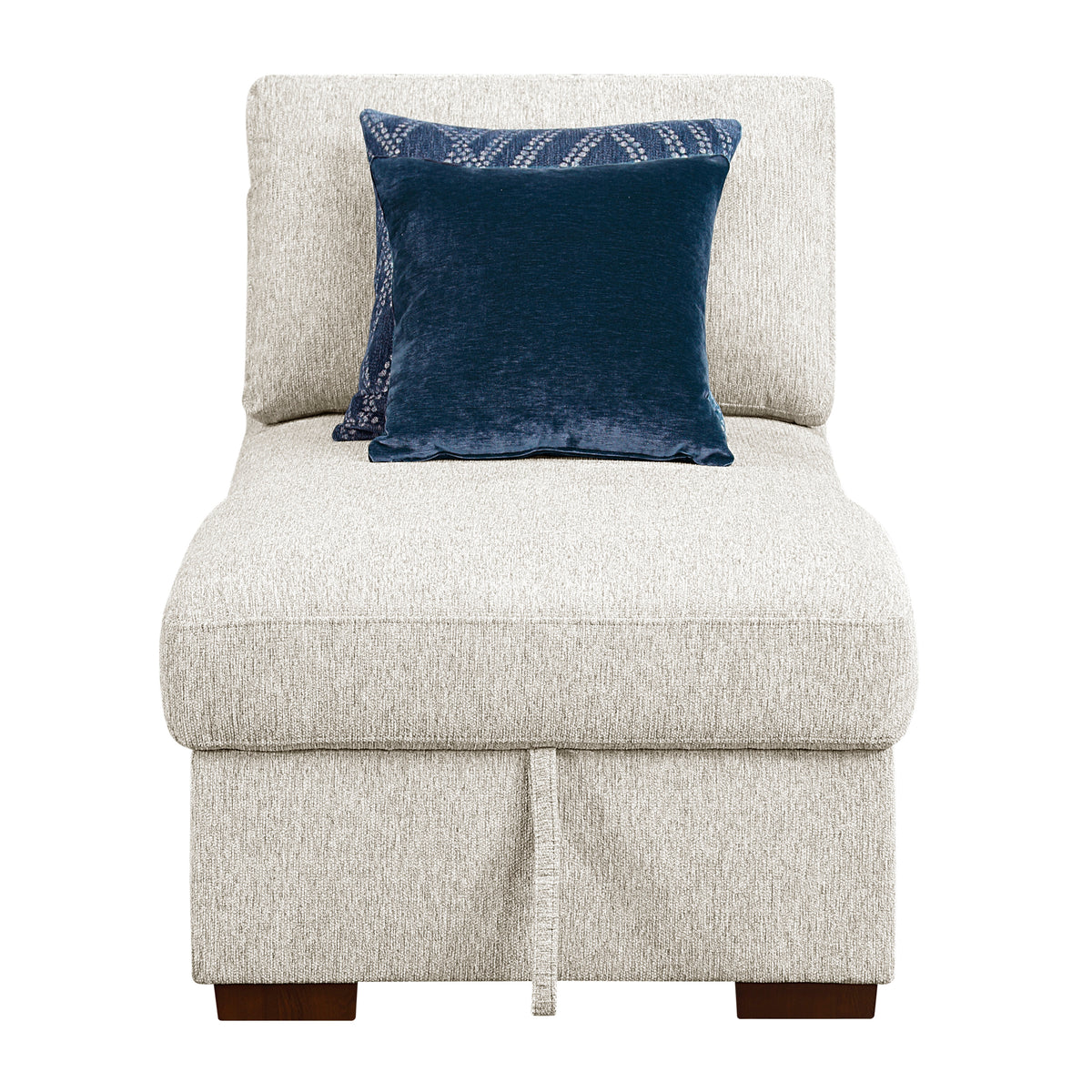 8548BE*6SCACCLA2 (6)5-PIECE SECTIONAL WITH REVERSIBLE CHAISE, PULL-OUT BED, HIDDEN STORAGE AND CLICK MOTION BACK from Homelegance - Luna Furniture