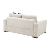 8548BE-215ACLA4* (2)CONVERTIBLE CHAIR AND HALF WITH PULL-OUT BED, CLICK MOTION BACK AND TWO ROLL ARMS from Homelegance - Luna Furniture