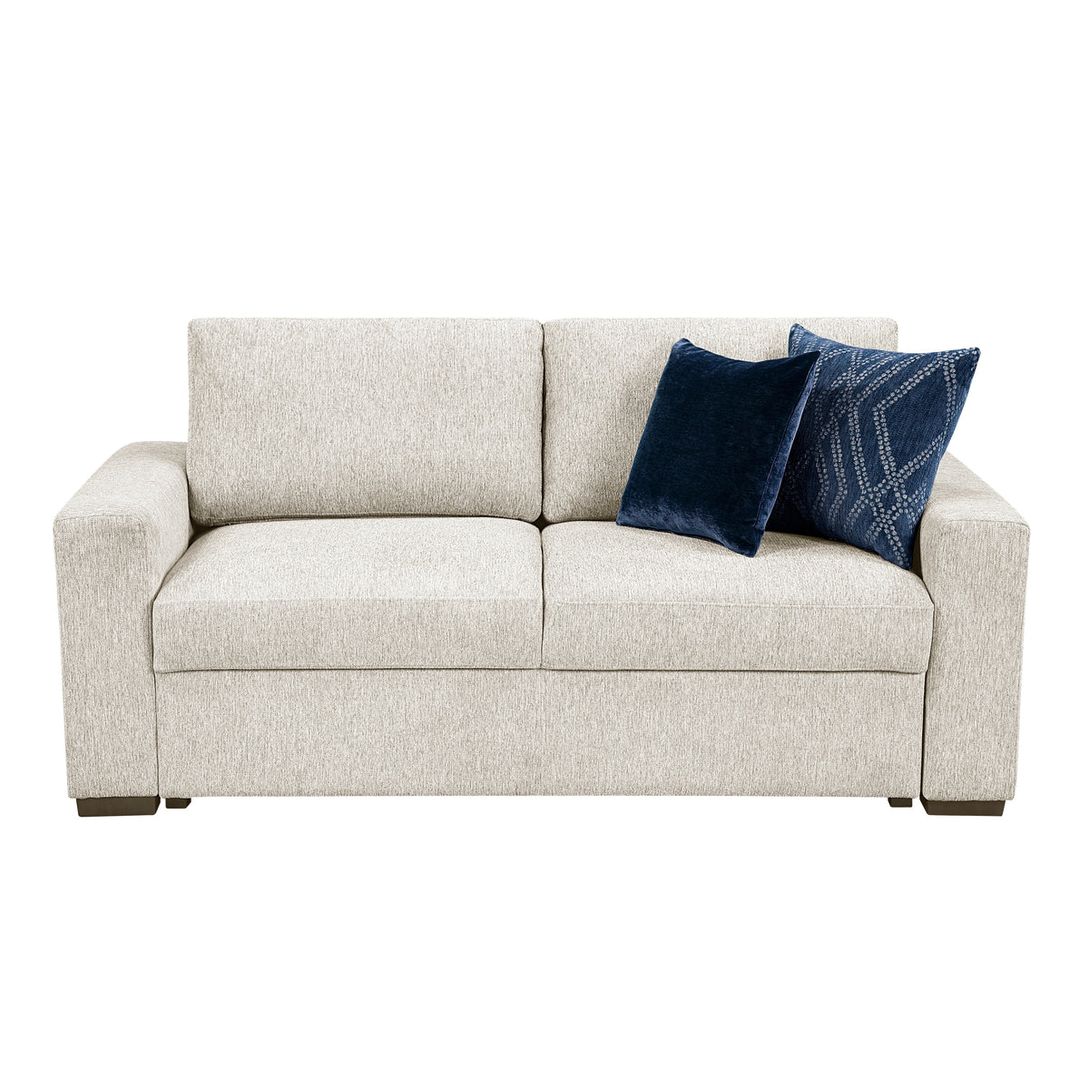 8548BE-215ACLA4* (2)CONVERTIBLE CHAIR AND HALF WITH PULL-OUT BED, CLICK MOTION BACK AND TWO ROLL ARMS from Homelegance - Luna Furniture