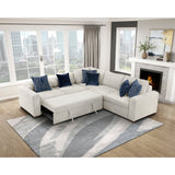 Isla Beige 3-Piece Sectional with Pull-out Bed from Homelegance - Luna Furniture