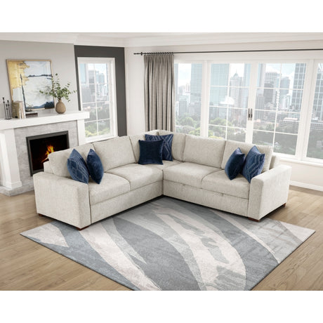 Isla Beige 3-Piece Sectional with Pull-out Bed from Homelegance - Luna Furniture