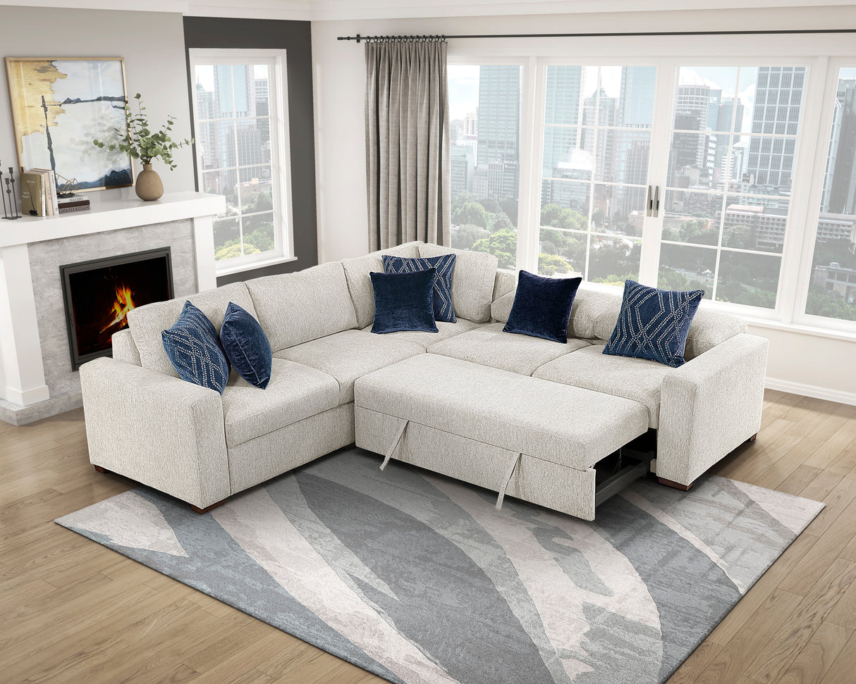 8548BE-2A Armless 2-Seater from Homelegance - Luna Furniture