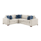 8548BE*4SC15ACLA (4)3-PIECE SECTIONAL WITH PULL-OUT BED AND CLICK MOTION BACK from Homelegance - Luna Furniture
