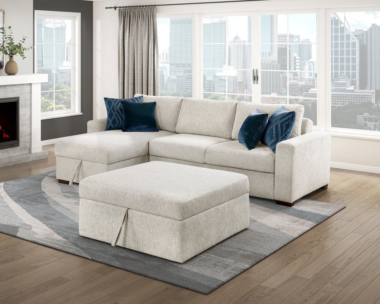 8548BE-2A Armless 2-Seater from Homelegance - Luna Furniture