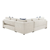 Isla Beige 5-Piece Sectional with Pull-out Bed and Ottoman from Homelegance - Luna Furniture