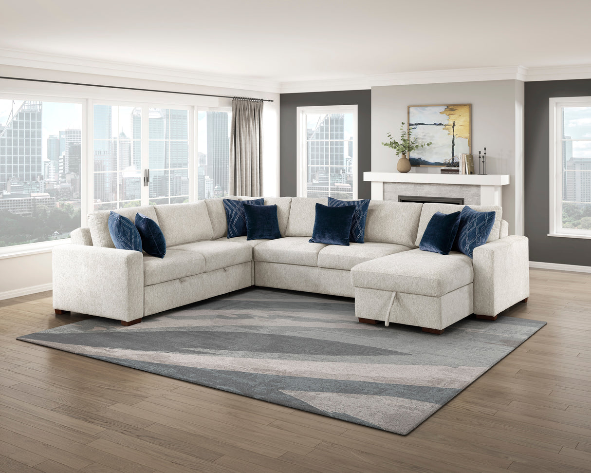 8548BE-2A Armless 2-Seater from Homelegance - Luna Furniture