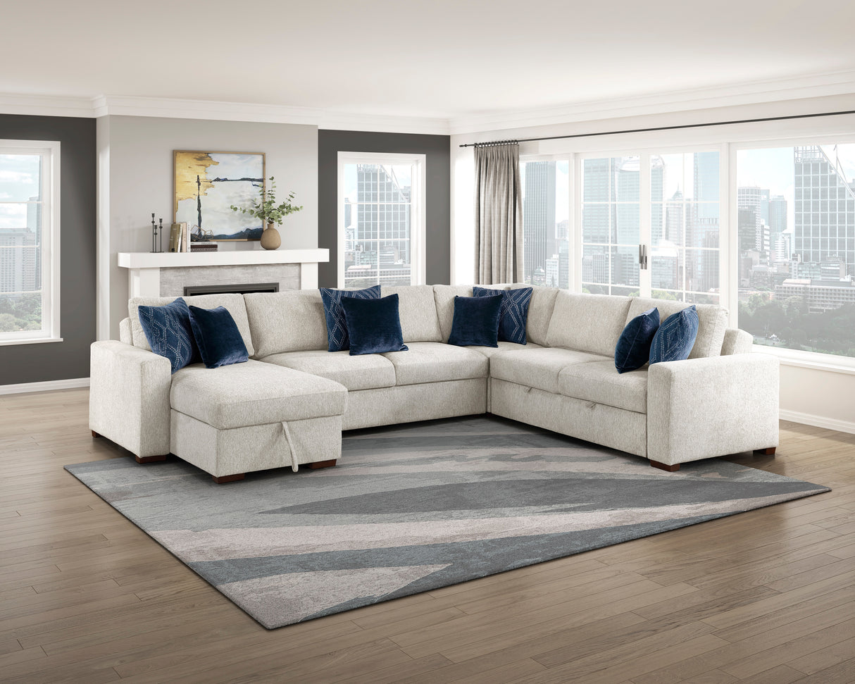 8548BE-2A Armless 2-Seater from Homelegance - Luna Furniture