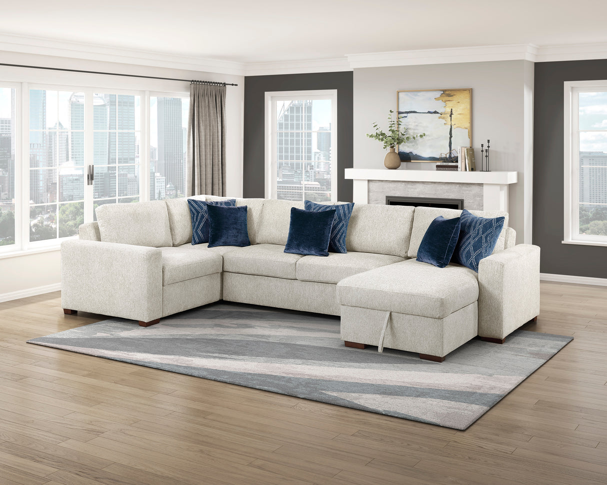 8548BE-2A Armless 2-Seater from Homelegance - Luna Furniture