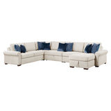8548BE*6SC15ACLA4 (6)5-PIECE SECTIONAL WITH REVERSIBLE CHAISE, PULL-OUT BED, HIDDEN STORAGE AND CLICK MOTION BACK from Homelegance - Luna Furniture
