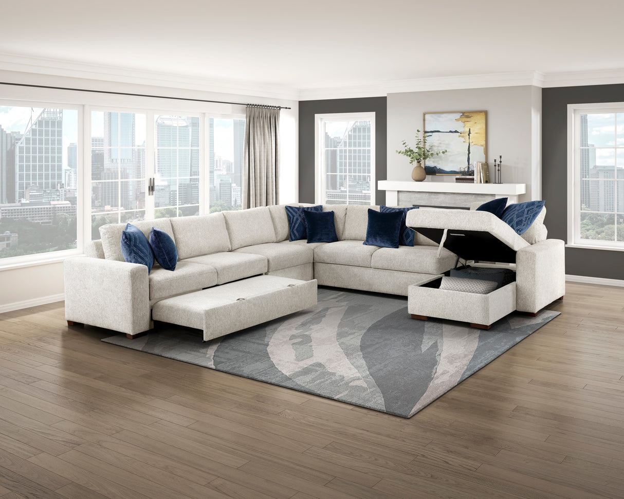 8548BE-2A Armless 2-Seater from Homelegance - Luna Furniture