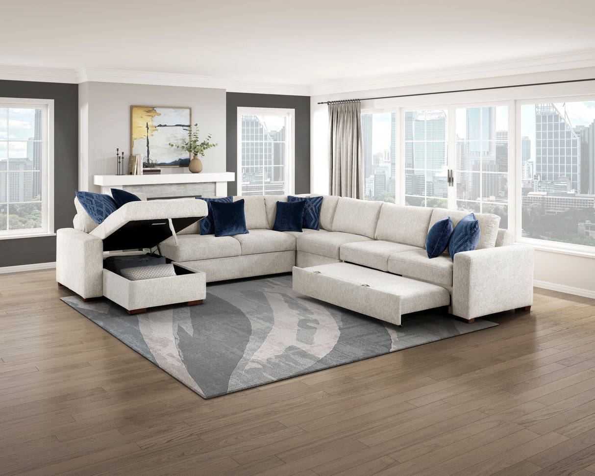 8548BE-2A Armless 2-Seater from Homelegance - Luna Furniture