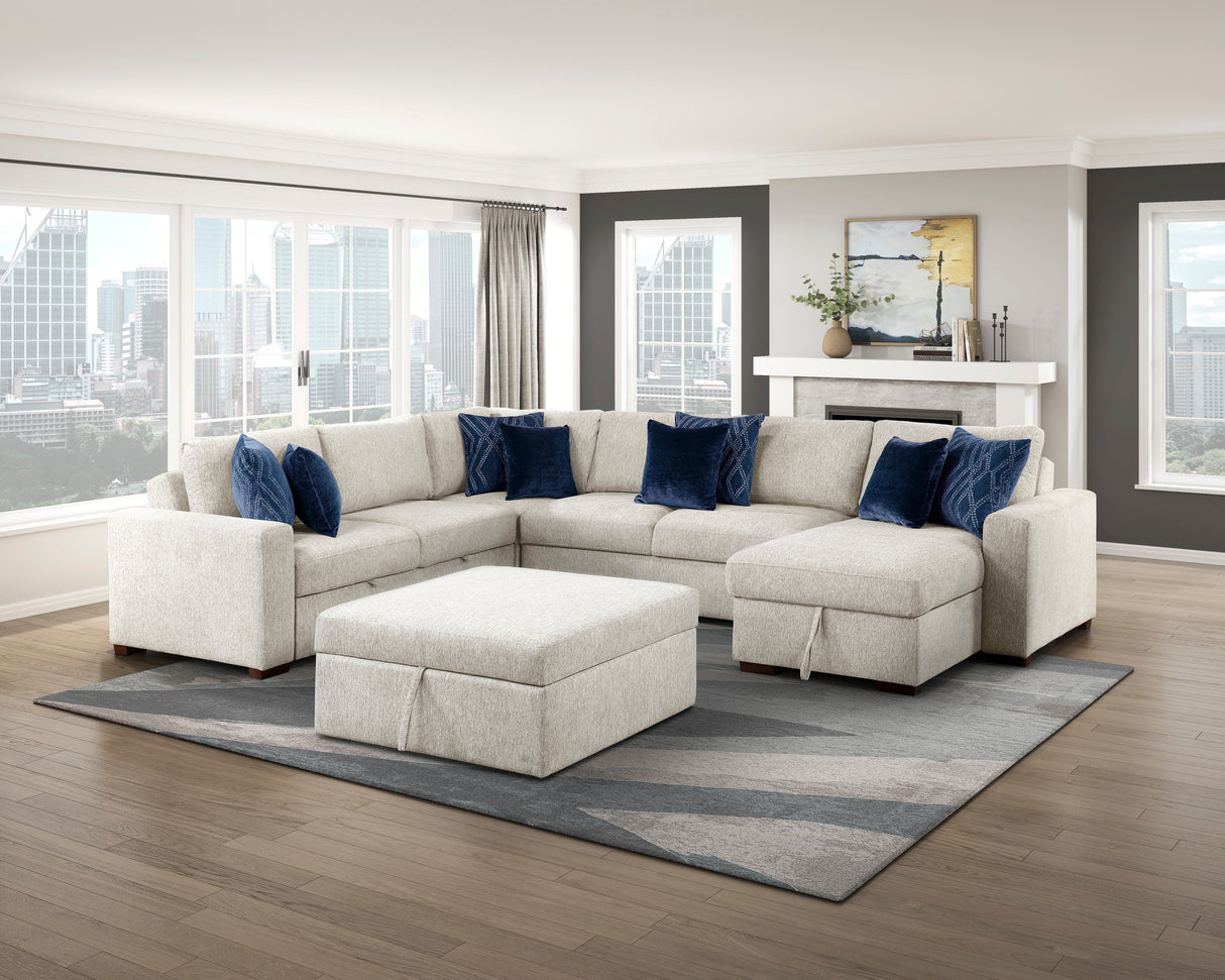 8548BE-2A Armless 2-Seater from Homelegance - Luna Furniture