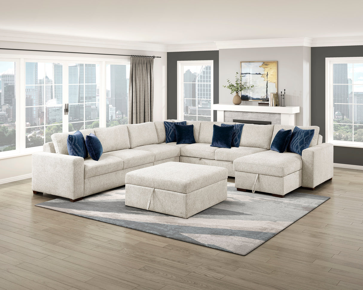 8548BE-2A Armless 2-Seater from Homelegance - Luna Furniture