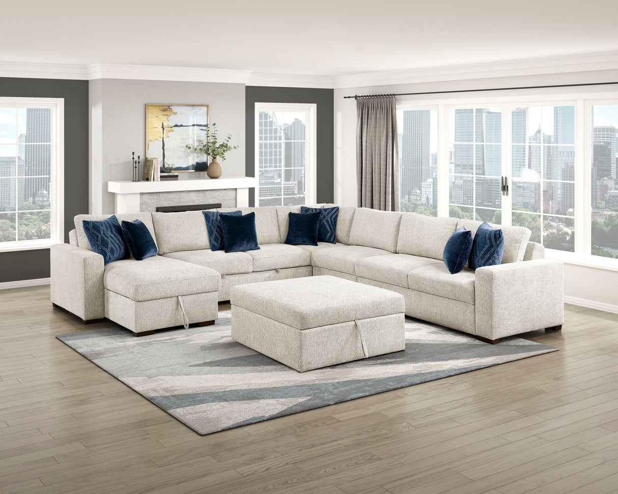 8548BE-2A Armless 2-Seater from Homelegance - Luna Furniture