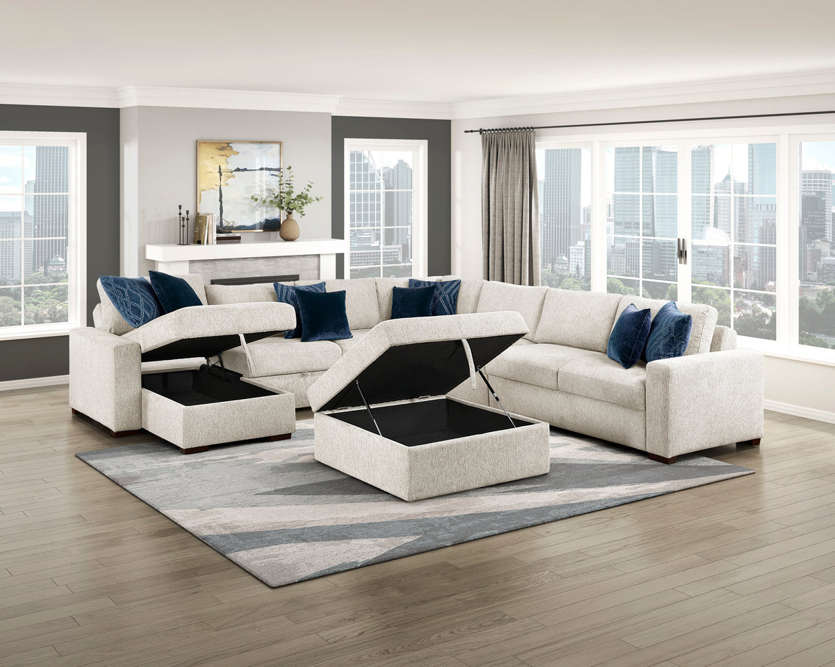 8548BE-2A Armless 2-Seater from Homelegance - Luna Furniture