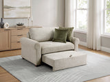 8548-215ACLA4* (2)CONVERTIBLE CHAIR AND HALF WITH PULL-OUT BED, CLICK MOTION BACK AND TWO ROLL ARMS from Homelegance - Luna Furniture