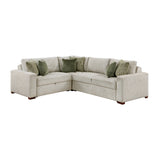 8548*4SC15ACLA (4)3-PIECE SECTIONAL WITH PULL-OUT BED AND CLICK MOTION BACK from Homelegance - Luna Furniture