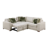 8548*4SC15ACLA (4)3-PIECE SECTIONAL WITH PULL-OUT BED AND CLICK MOTION BACK from Homelegance - Luna Furniture