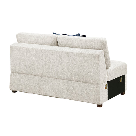 Isla Beige Loveseat from Homelegance - Luna Furniture