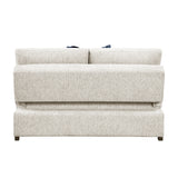 Isla Beige Loveseat with Pull-out Bed and Click Motion Back from Homelegance - Luna Furniture
