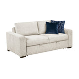 Isla Beige Loveseat with Pull-out Bed and Click Motion Back from Homelegance - Luna Furniture
