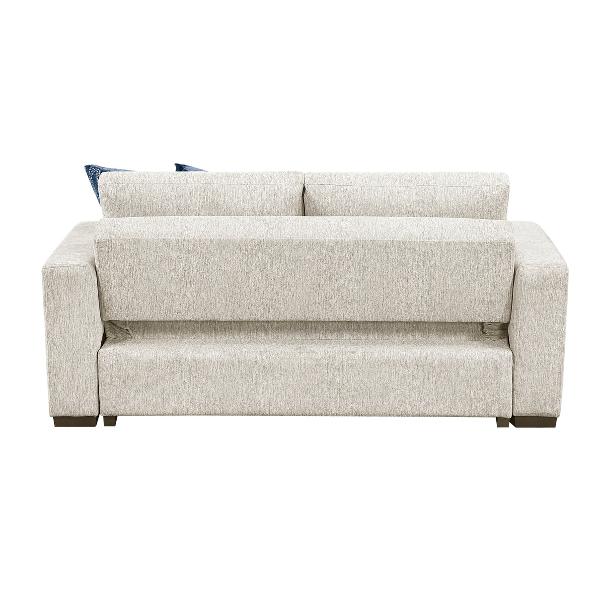 Isla Beige Loveseat with Pull-out Bed and Click Motion Back from Homelegance - Luna Furniture