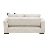 Isla Beige Loveseat with Pull-out Bed and Click Motion Back from Homelegance - Luna Furniture