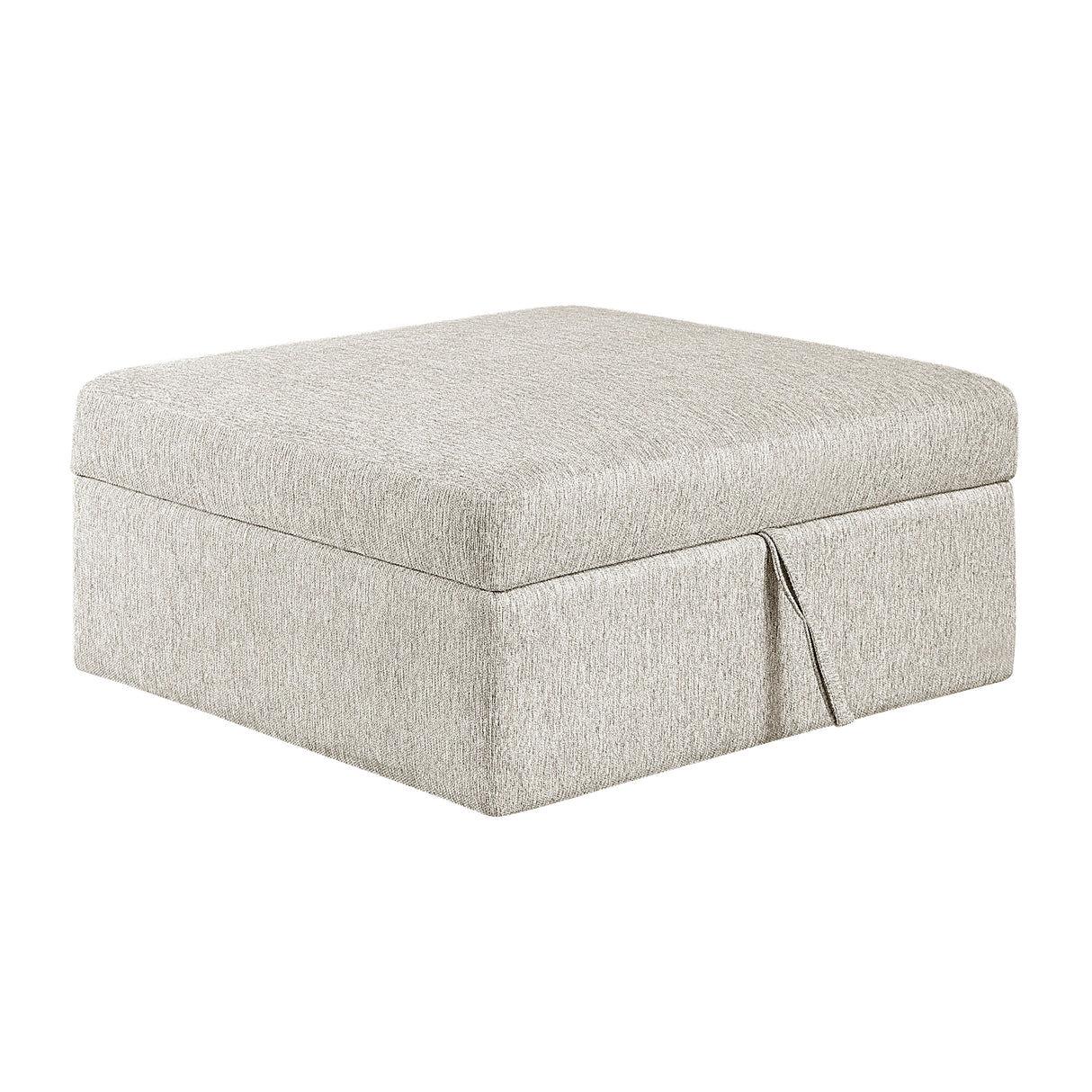 Isla Beige OT Storage Ottoman with Casters from Homelegance - Luna Furniture