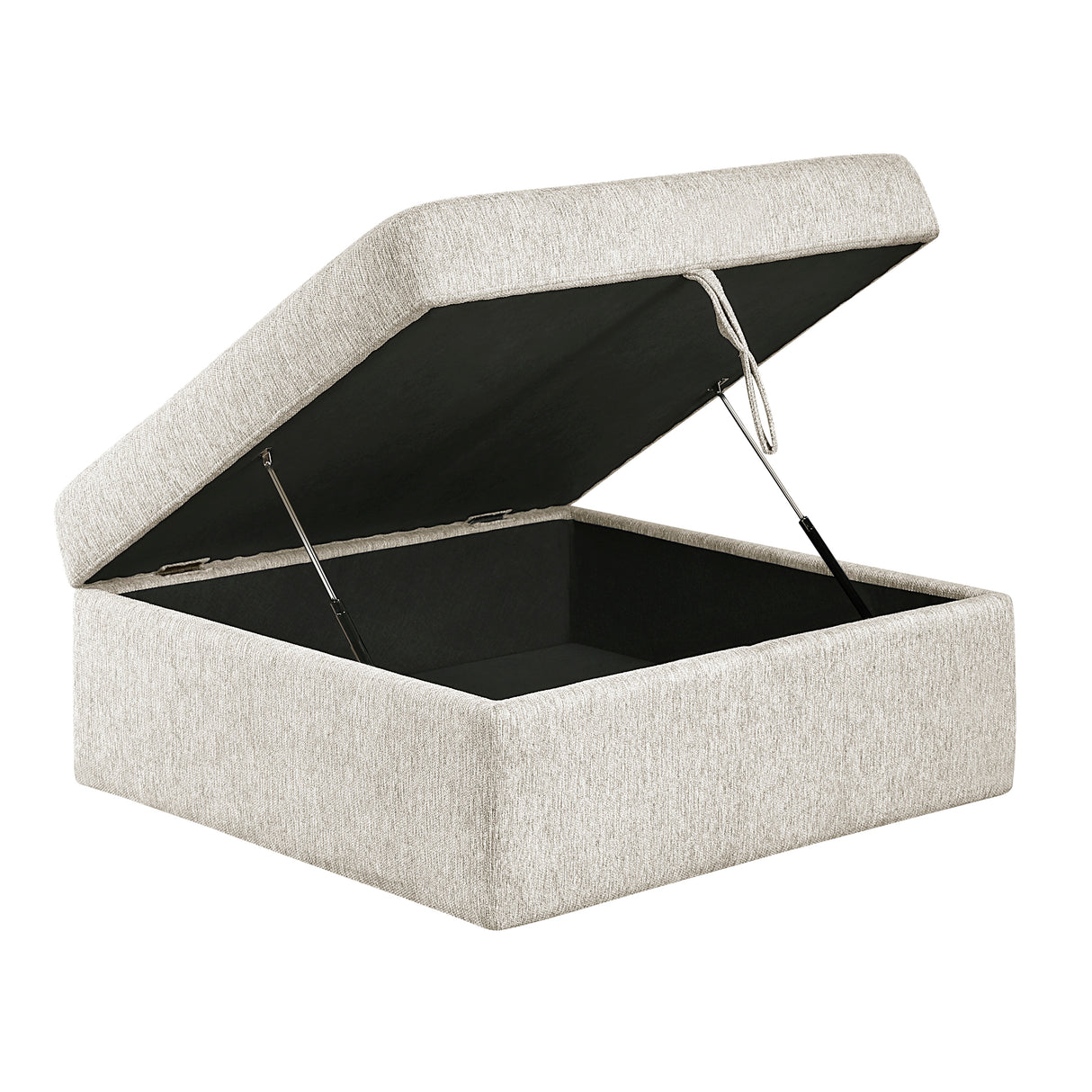 Isla Beige OT Storage Ottoman with Casters from Homelegance - Luna Furniture