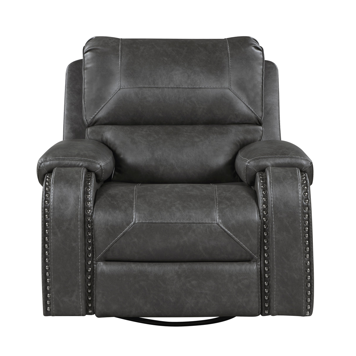 Newnan Gray Swivel Glider Reclining Chair from Homelegance - Luna Furniture