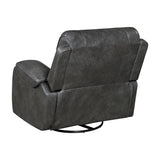 Newnan Gray Swivel Glider Reclining Chair from Homelegance - Luna Furniture
