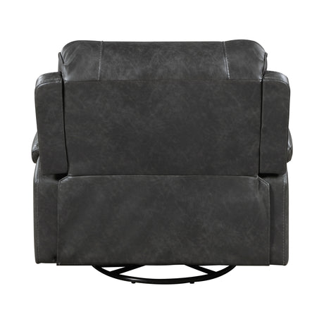 Newnan Gray Swivel Glider Reclining Chair from Homelegance - Luna Furniture