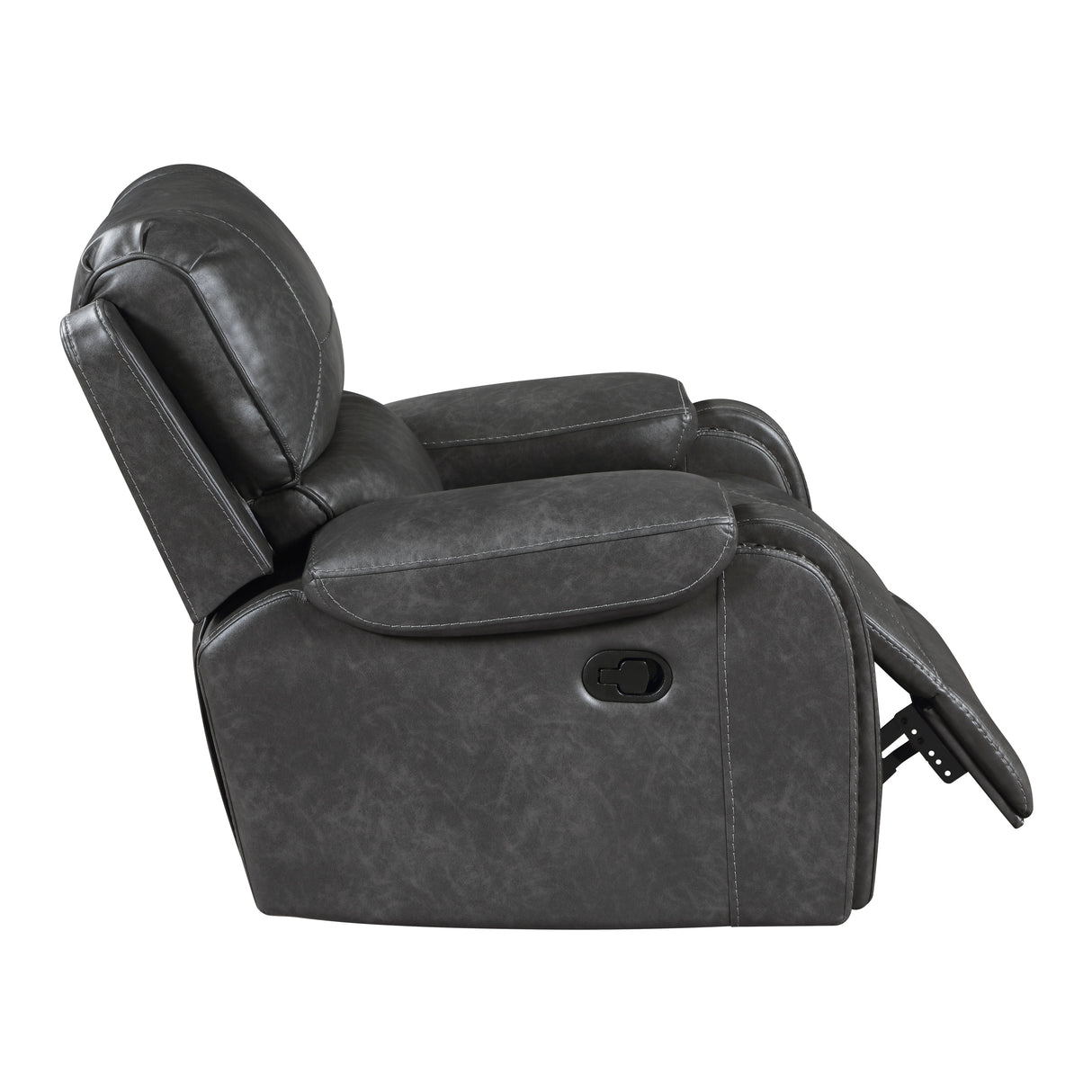 Newnan Gray Swivel Glider Reclining Chair from Homelegance - Luna Furniture
