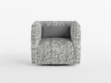 Finnegan Gray Swivel Chair from Homelegance - Luna Furniture