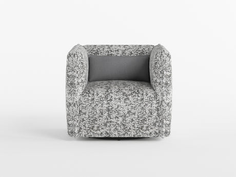 Finnegan Gray Swivel Chair from Homelegance - Luna Furniture