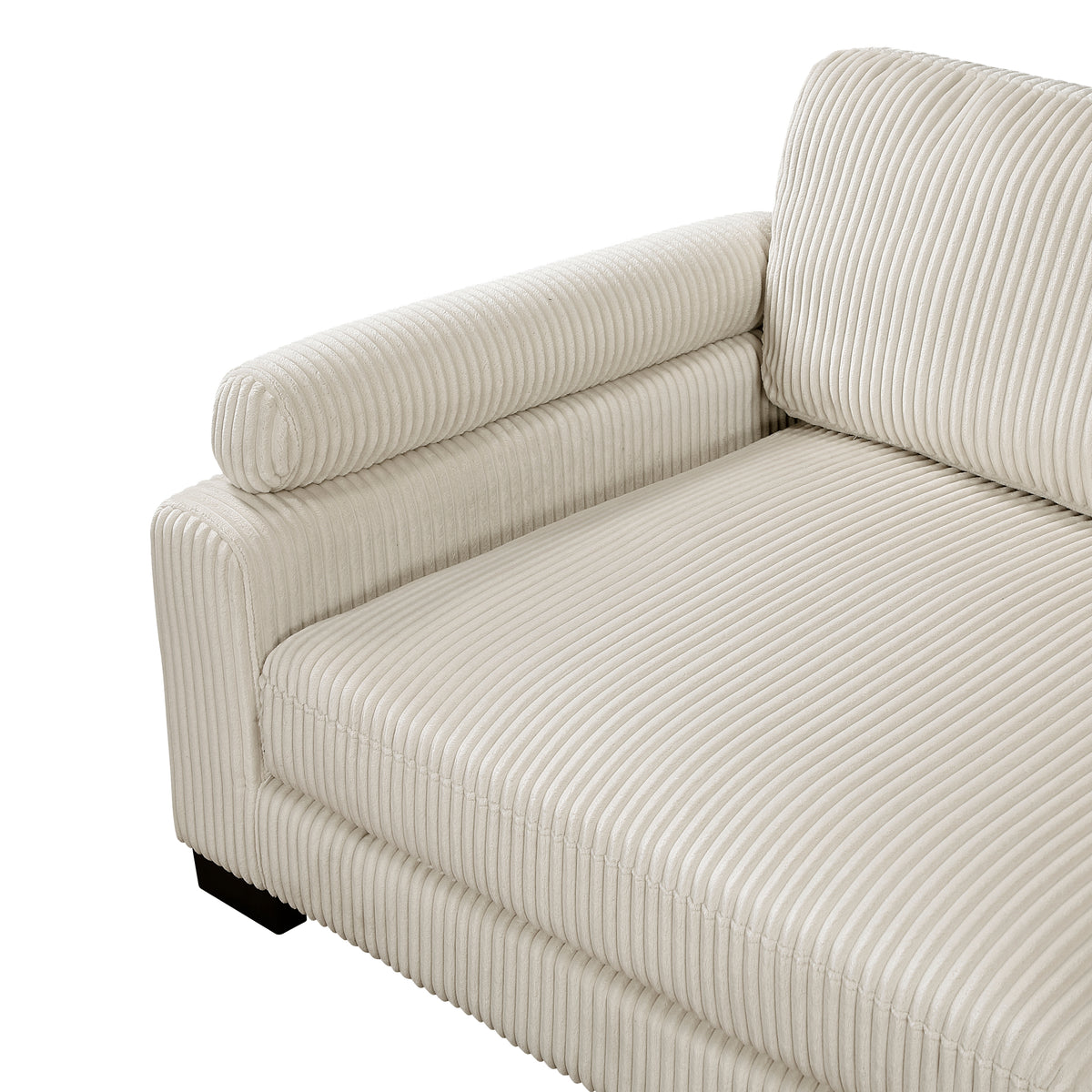 Traverse Beige Corduroy 5-Piece Modular Sectional with Corner Seats from Homelegance - Luna Furniture