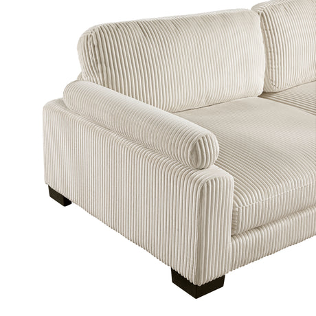 Traverse Beige Corduroy 6-Piece Modular Sectional with Ottoman from Homelegance - Luna Furniture