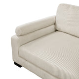 Traverse Beige Corduroy 6-Piece Modular Sectional with Ottoman from Homelegance - Luna Furniture