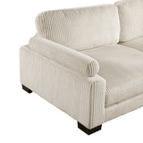 Traverse Beige Corduroy 2-Piece Loveseat from Homelegance - Luna Furniture