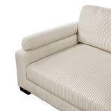 8555BE*4OT (4)4-Piece Modular Sectional with Ottoman from Homelegance - Luna Furniture