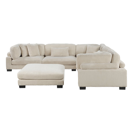 8555BE*3CR2ACOT (6)6-Piece Modular Sectional with Ottoman from Homelegance - Luna Furniture