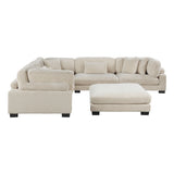 8555BE*3CR2ACOT (6)6-Piece Modular Sectional with Ottoman from Homelegance - Luna Furniture