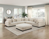 Traverse Beige Corduroy Corner Seat from Homelegance - Luna Furniture