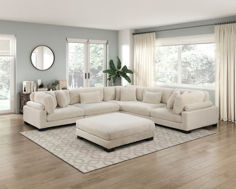 8555BE*3CR2ACOT (6)6-Piece Modular Sectional with Ottoman from Homelegance - Luna Furniture