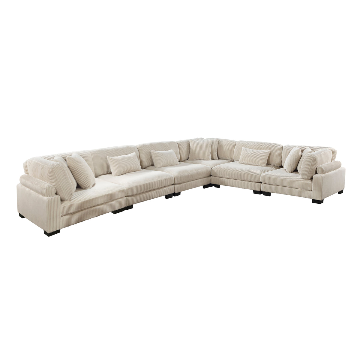 8555BE*3CR3AC (6)6-Piece Modular Sectional from Homelegance - Luna Furniture