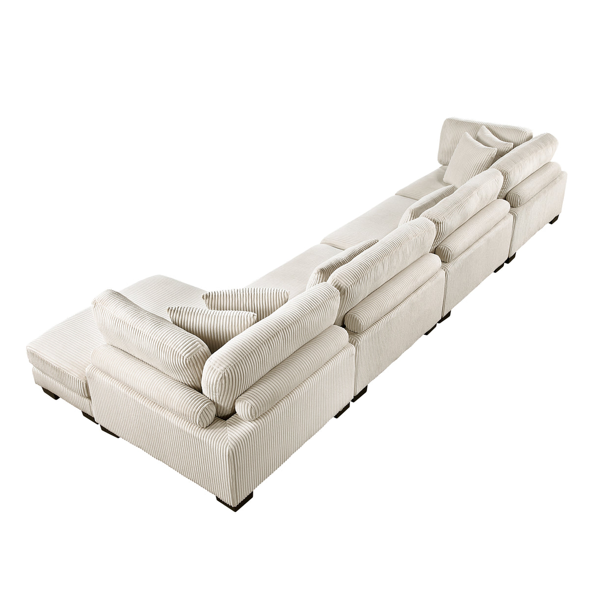 Traverse Beige Reversible Chaise from Homelegance - Luna Furniture