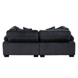 8555BE-VC Reversible Chaise from Homelegance - Luna Furniture