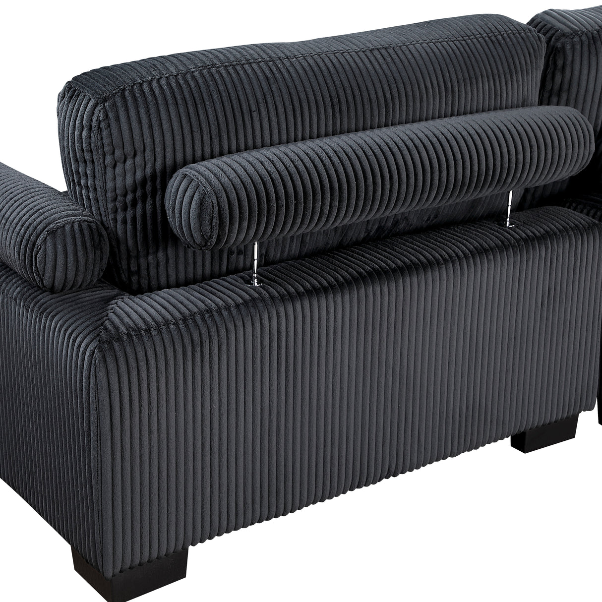 8555BK-VC Reversible Chaise from Homelegance - Luna Furniture