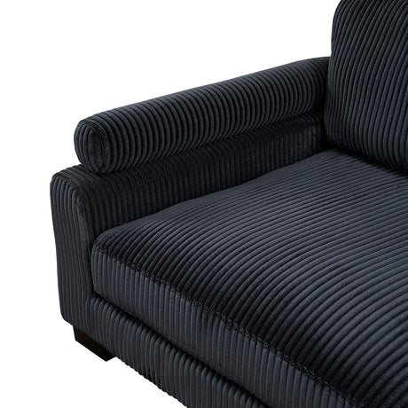 8555BK-VC Reversible Chaise from Homelegance - Luna Furniture